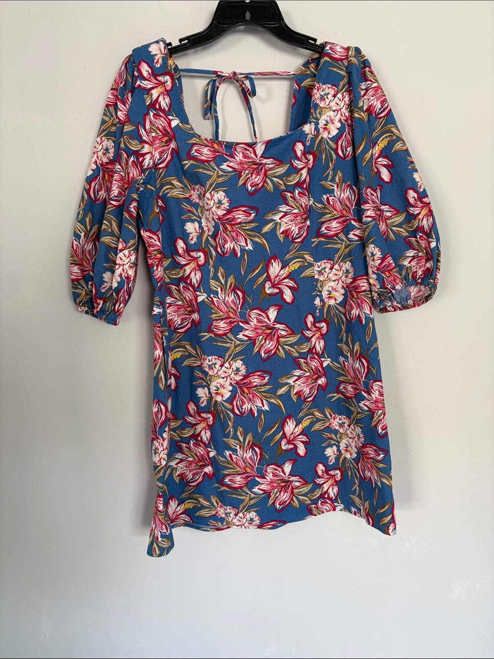 Linen Mini Dress - Picture 3 of 5